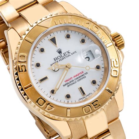 rolex yacht master 40mm gold.